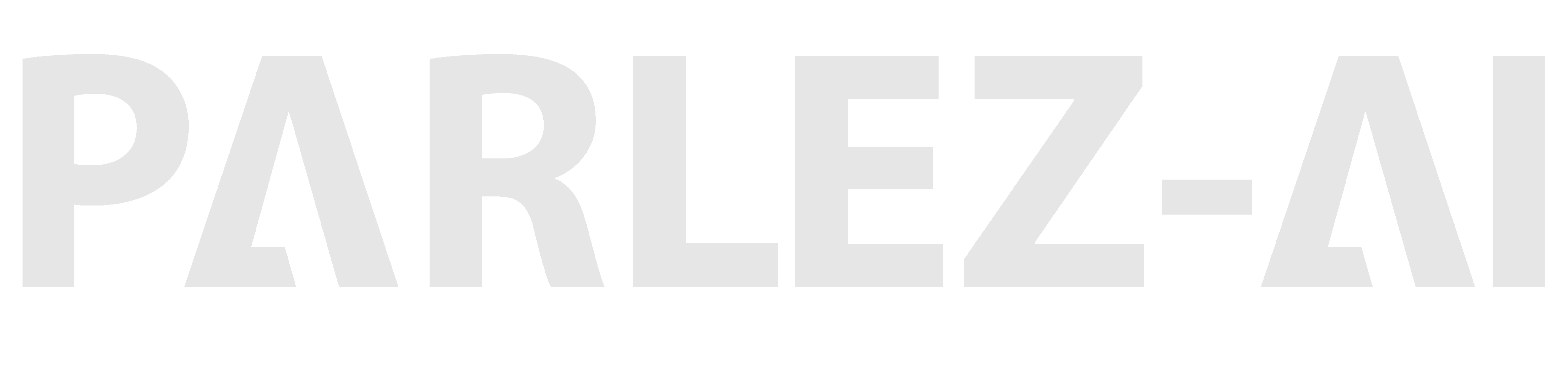 Parlez-AI logo white